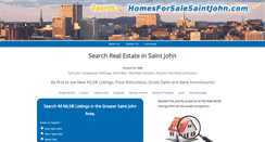 Desktop Screenshot of homesforsalesaintjohn.com